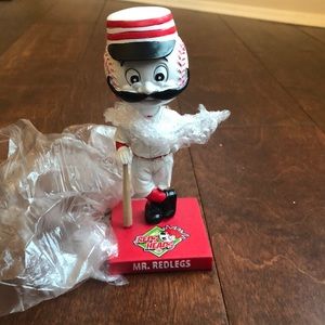 Cincinnati Reds Mr Redlegs bobble head